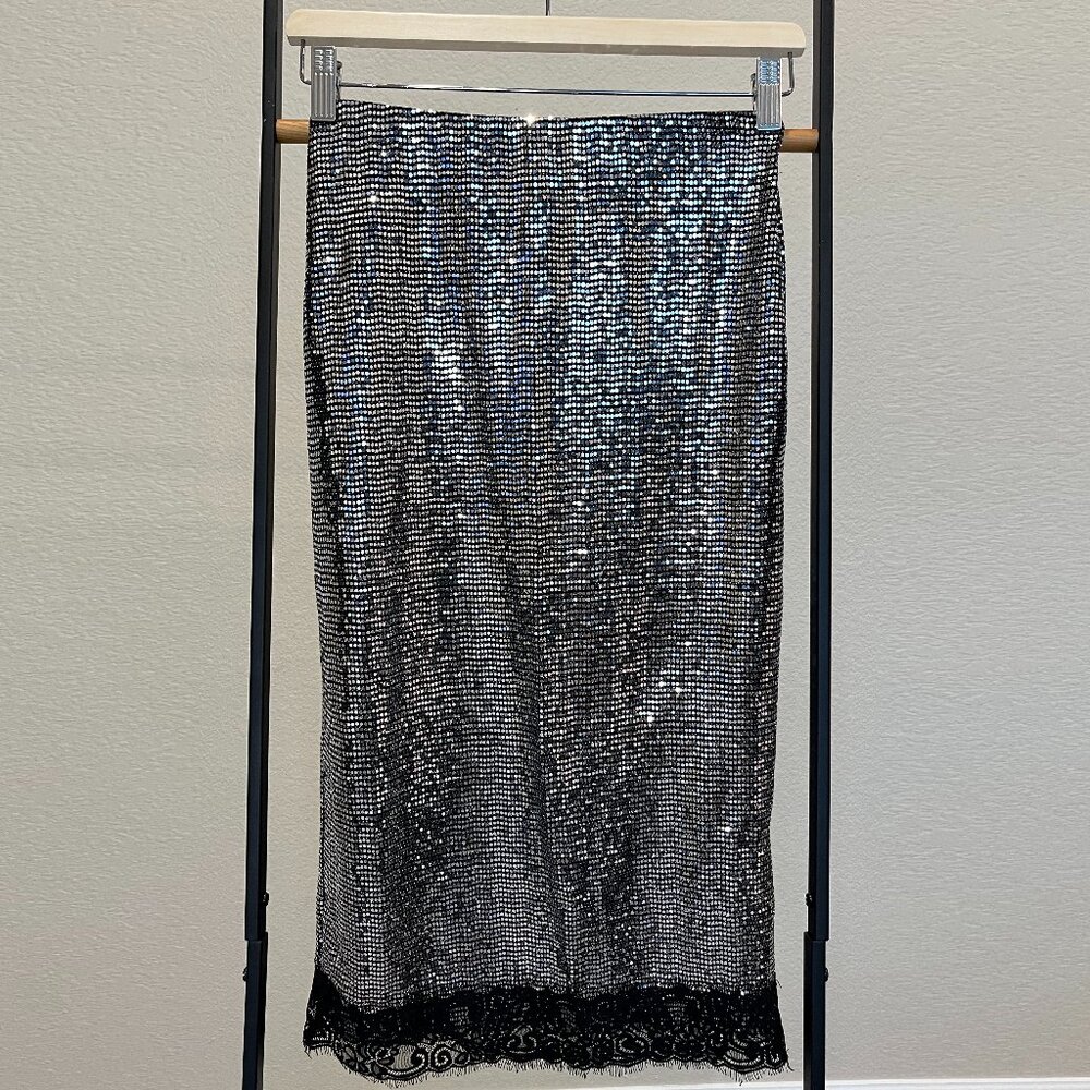 Zara Sequin Skirt Size S - Picture 7 of 9